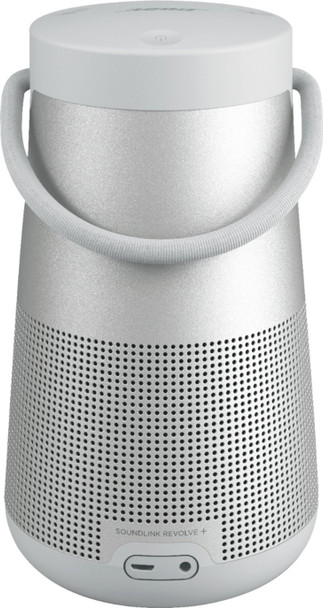 Bose SoundLink Revolve Plus II Bluetooth Speaker, Portable Speaker with Microphone, Wireless Speaker, 17 Hours of Playtime – Silver