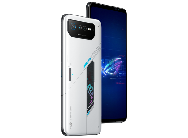 Asus ROG Phone 6 5G 512GB 16GB RAM Factory Unlocked (GSM Only | No CDMA - not Compatible with Verizon/Sprint) Tencent Version - Storm White