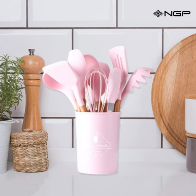 2pk Silicone Spatulas with Wood Handles Pink - Opalhouse™ - ShopStyle  Kitchen Tools