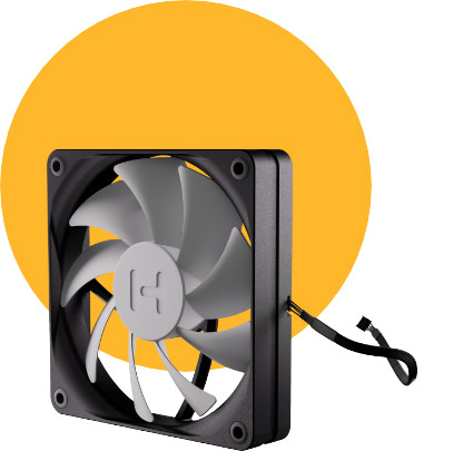 flow FA12 - 3 Pack 120mm PC Fans | HYTE