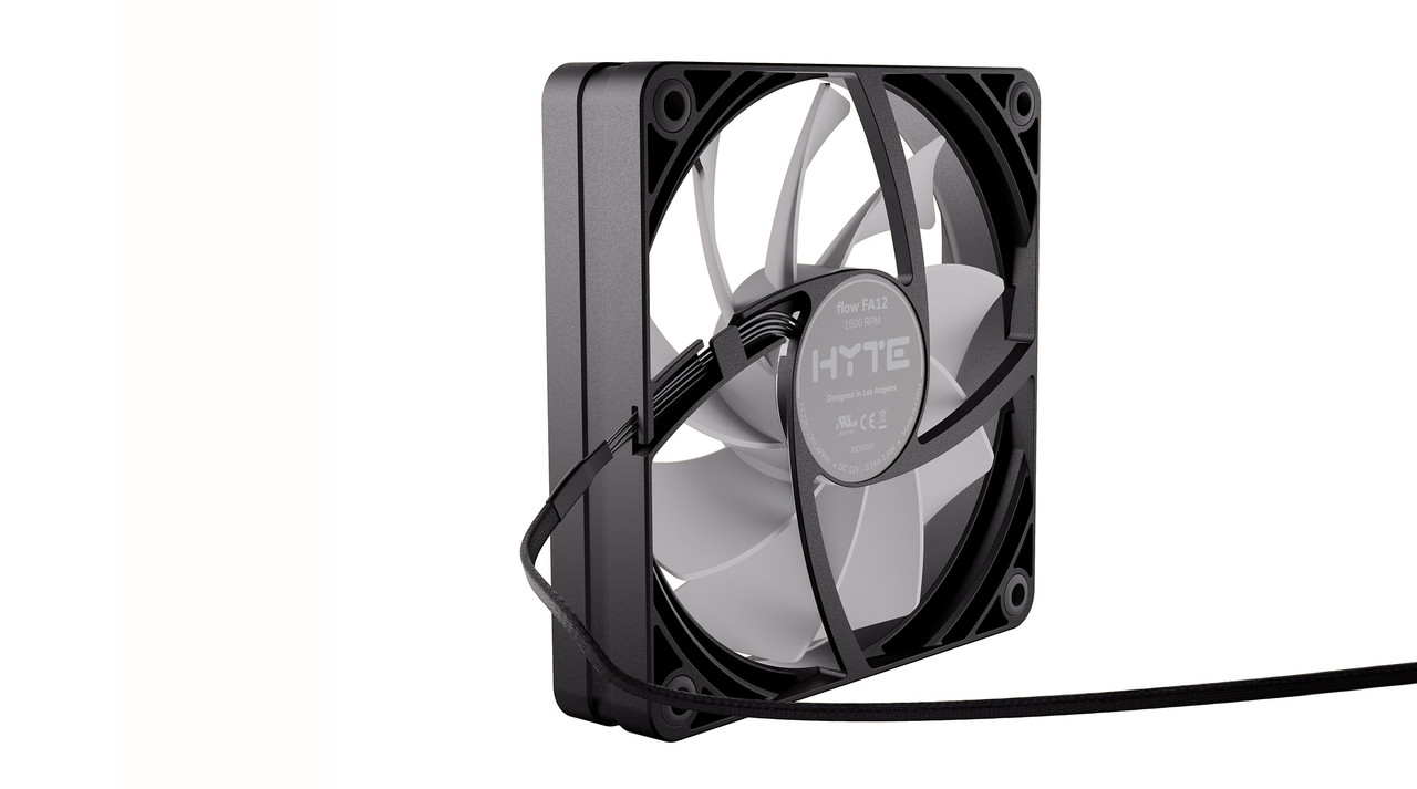  HYTE Y60 Tempered Glass Case, Black + Flow FA12 Triple Fan Pack  Bundle : Electronics