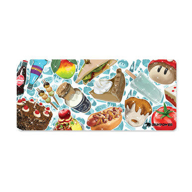 "FOOD is power" Desk Pad