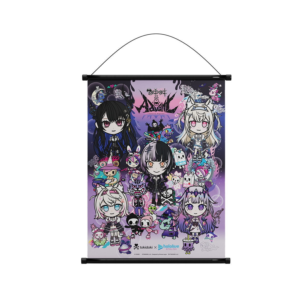 tokidoki x hololive English -Advent- Wall Scroll
