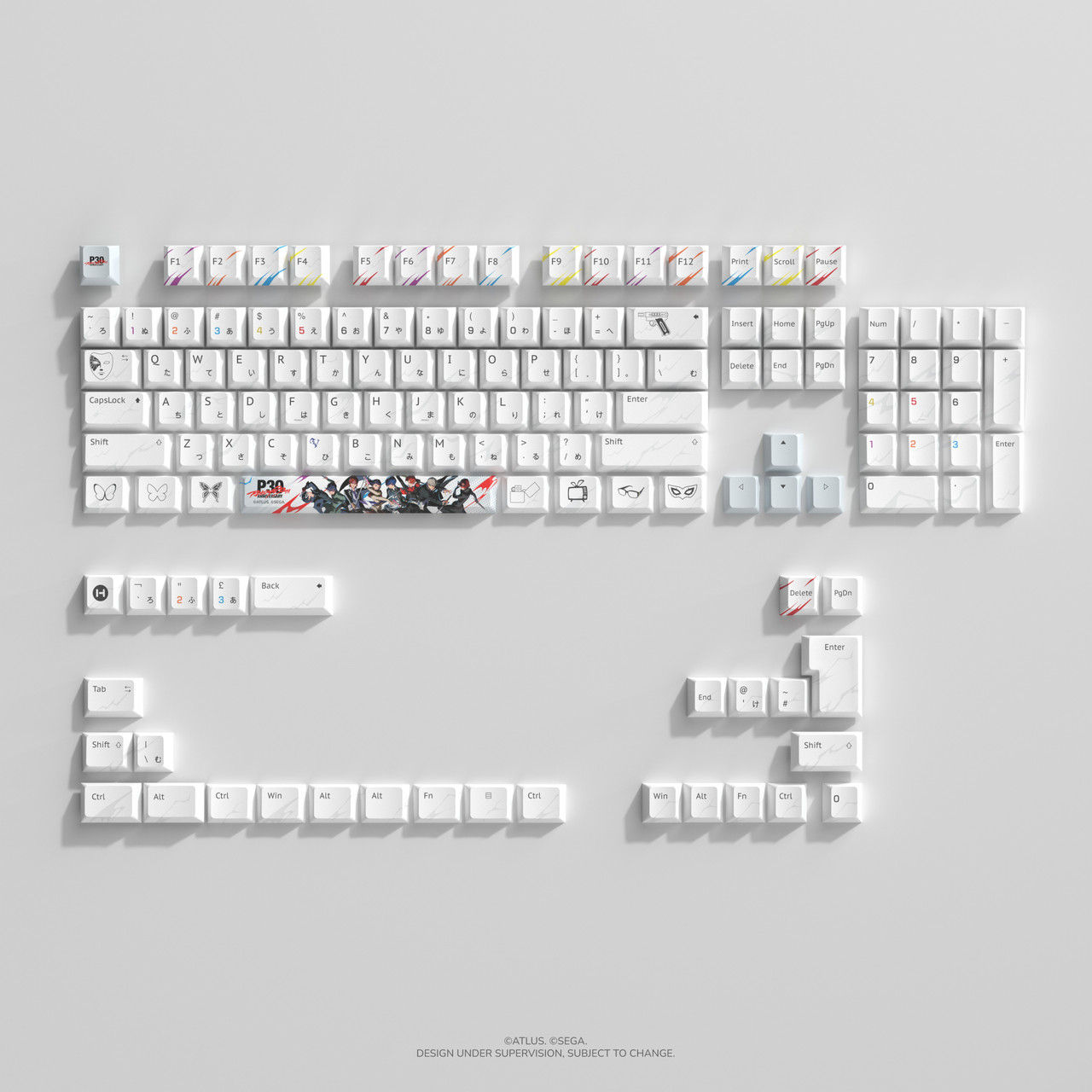 Persona 30th Anniversary Keycap Set