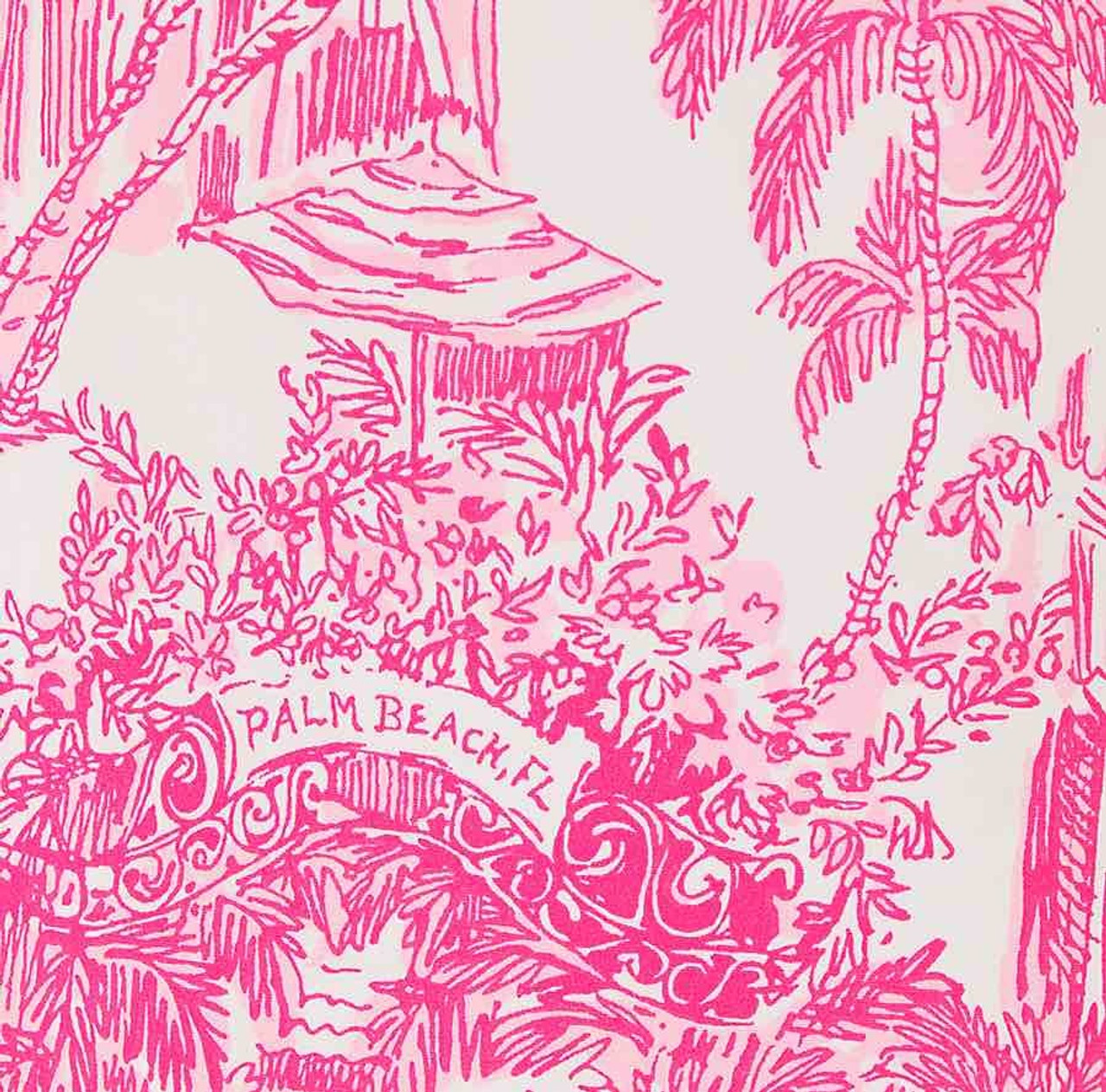 Palm Beach Anniversary Toile