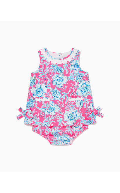 BABY LILLY SHIFT - ROXIE PINK WAVE N SEA