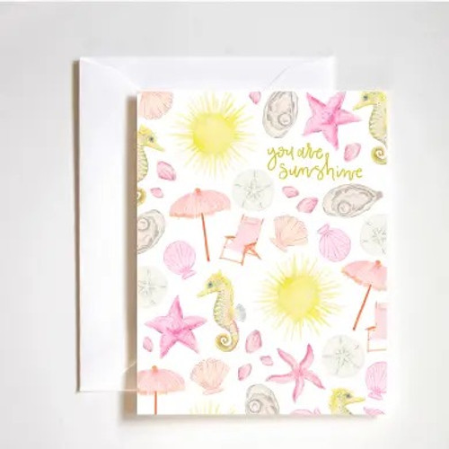 "YOU ARE SUNSHINE" CARD BY STEPHANIE TARA STATIONERY