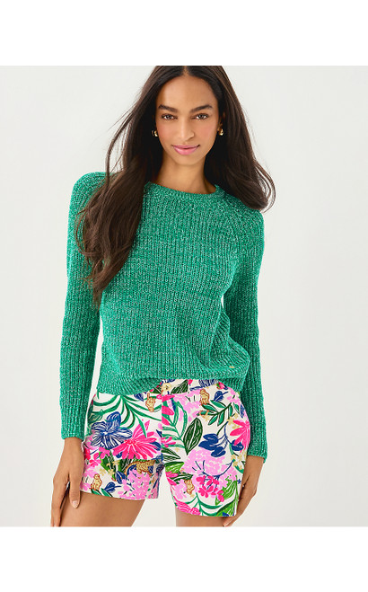 BELGRAVE SWEATER - KITTS GREEN MARL
