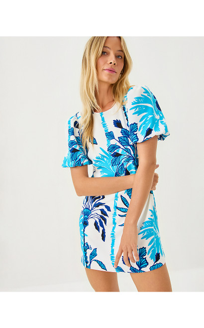 BRYNLEIGH SKIRTED ROMPER - COCONUT SWAYIN IN THE BREEZE