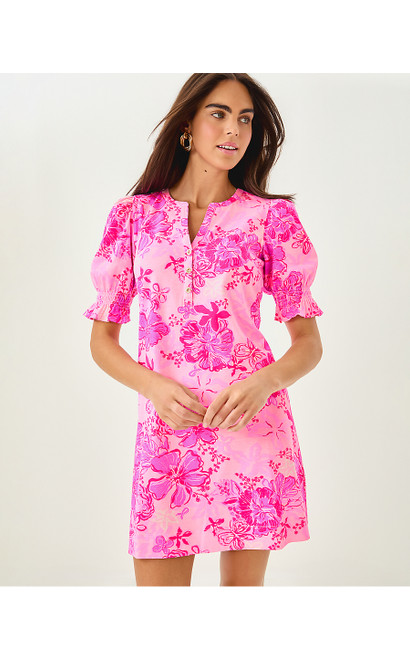 DELSIE DRESS - PARIGI PINK SUPPORTING SQUAD