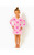 GIRLS MINI KEANE SWEATER DRESS - PEONY PINK HEART JACQUARD