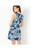 ARIA COTTON SHIFT DRESS - LOW TIDE NAVY BOUQUET ALL DAY