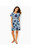 CODY T-SHIRT DRESS - LOW TIDE NAVY BOUQUET ALL DAY