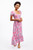 CORNELIA DRESS - PARTY VINES PINK BY SMITH & QUINN