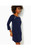 UPF 50+ KAELIN DRESS - TRUE NAVY