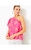 SARALEIGH ONE-SHOULDER TOP - ROXIE PINK ANNIVERSARY SILK CLIP