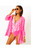 NATALIE SHIRTDRESS COVER-UP - ROXIE PINK POLY CREPE SWIRL