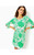 LIDIA COTTON BOATNECK DRESS - SPEARMINT OVERSIZED KISS MY TULIPS