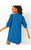 MIALEIGH LINEN DRESS - BARTON BLUE