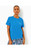 UPF 50+ LUXLETIC RALLY ACTIVE TEE - MORELLE BLUE