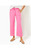 27" BRAWLEY LINEN CROP PANT - CONFETTI PINK