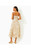 JORGIAN LINEN MIDI DRESS - SAND BAR PALM BEACH PARADISE