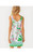 DEL REY STRETCH SHIFT DRESS - MULTI OVERSIZED ORCHIDS ON THE AVENUE