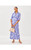 BERKELY MAXI DRESS - TROPICALIA PURPLE ELEPHANT IN THE BLOOM