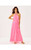CLAIRABEL MAXI DRESS - ROUSSEAU PINK CORAL SWIRL