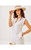 KAVALLA SLEEVELESS RUFFLE TOP - RESORT WHITE