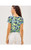 ETTA SCOOPNECK TOP - SAPPHIRE POOL TROPICAL TANGO