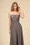 GLORIA DRESS - BLACK BEIGE GINGHAM