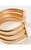 CHEVS KISS CUFF BRACELET - GOLD METALLIC