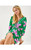 WEXLEE SKIRTED ROMPER - KITTS GREEN SUNSET SHADOWS ENGINEERED