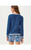 BROCKTON CREW NECK SWEATER - STARLIGHT NAVY X COCONUT