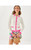 BROCKTON POLO CARDIGAN - COCONUT X PINK BLISS TIPPING