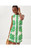 DEVYN STRETCH SHIFT DRESS - KITTS GREEN SHADY BABE ENGINEERED
