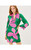 IRELLA CAFTAN DRESS - KITTS GREEN SUNSET SHADOWS
