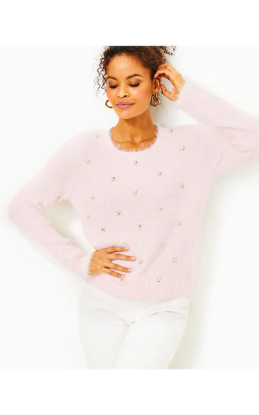 RALLEY SWEATER - PEONY PINK