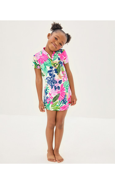 GIRLS MINI UPF 50+ LOVE ACTIVE DRESS - MULTI ENDLESS SUMMERS