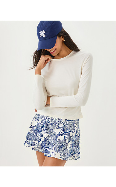 UPF 50+ LUXLETIC AILA SKORT - COCONUT UNFORGETTABLE