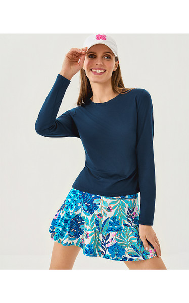 LUXLETIC HESTON LONG SLEEVE TEE - LOW TIDE NAVY