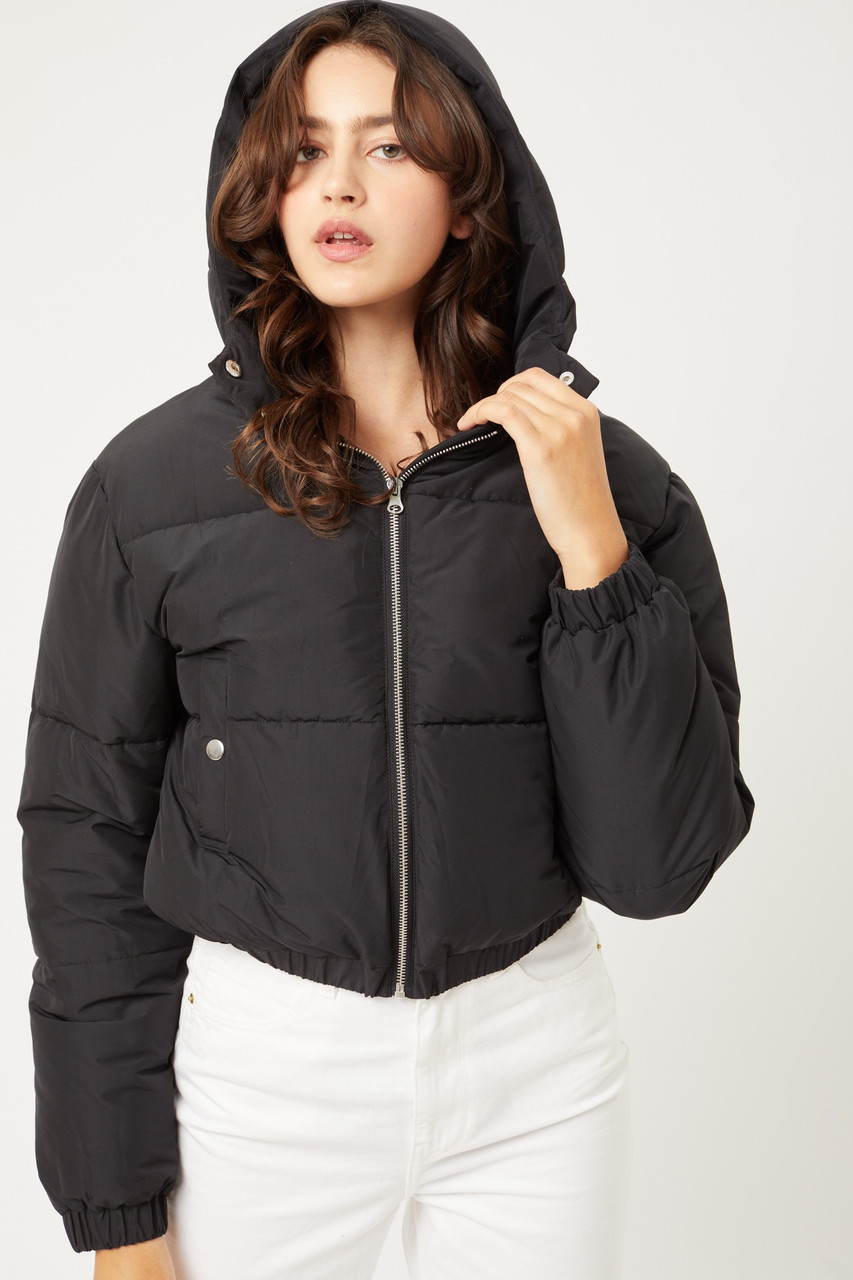 Polar Puffer Jacket - Black - Farron 