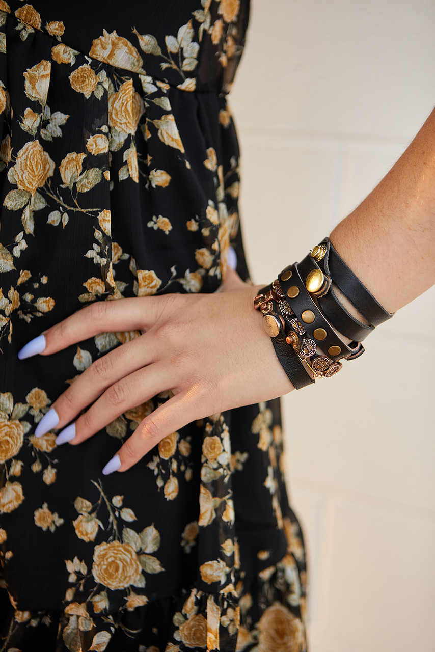 RRL Leather Bracelet - Farron Elizabeth RRL Leather Bracelet - Farron Elizabeth