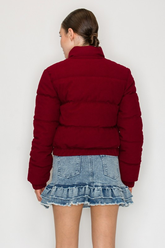 eaphi　CORDUROY PUFFY JACKET Eaphi CORDUROY PUFFY JACKET - メルカリ