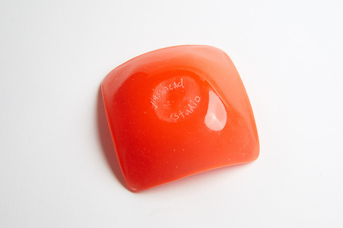 Local Glass Dish - Opaque Orange 