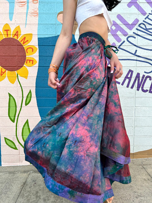Nepal Silk Skirt Assorted Color