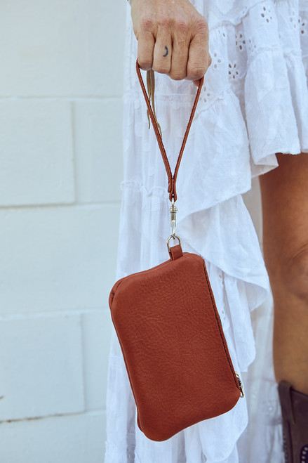 Wristlet Bag - Cinnamon