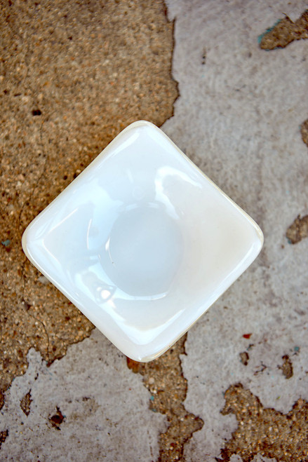 Local Glass Dish - White