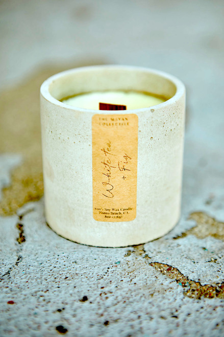 Mayan Collective Candle - White Tea + Fig